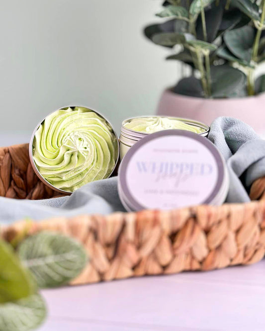 Lime & Patchouli: Essential Oil Whipped Soap