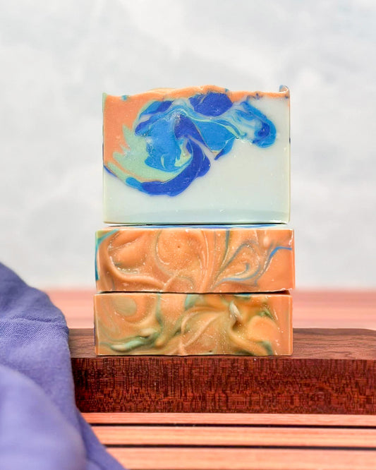 Blue Amberwood Soap